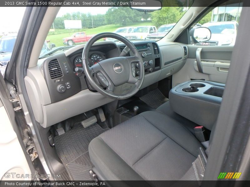 Steel Gray Metallic / Dark Titanium 2013 GMC Sierra 1500 Regular Cab 4x4