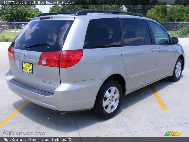 Silver Shadow Pearl / Stone 2007 Toyota Sienna LE