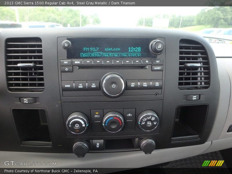 Steel Gray Metallic / Dark Titanium 2013 GMC Sierra 1500 Regular Cab 4x4