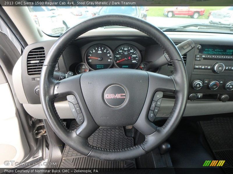 Steel Gray Metallic / Dark Titanium 2013 GMC Sierra 1500 Regular Cab 4x4