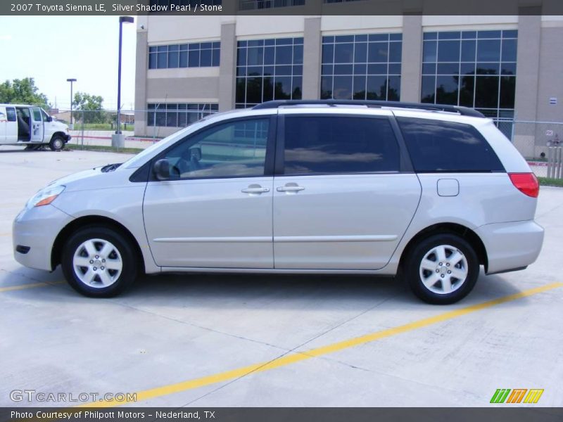 Silver Shadow Pearl / Stone 2007 Toyota Sienna LE