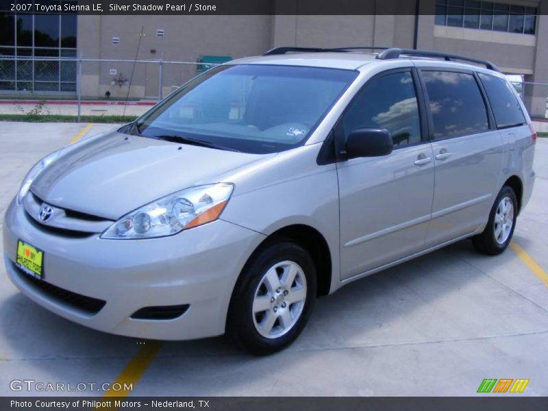 Silver Shadow Pearl / Stone 2007 Toyota Sienna LE