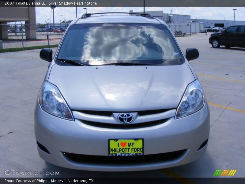 Silver Shadow Pearl / Stone 2007 Toyota Sienna LE