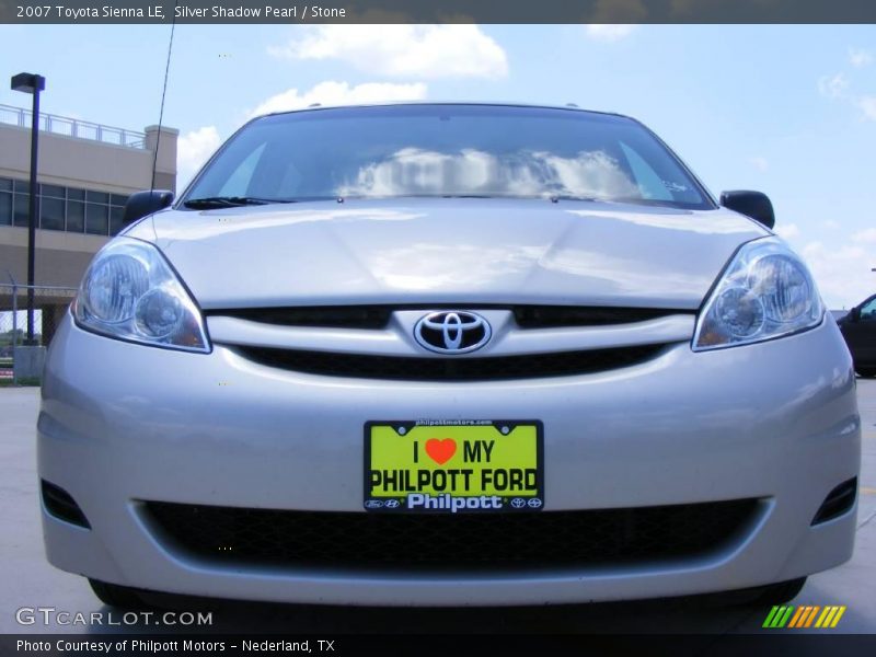 Silver Shadow Pearl / Stone 2007 Toyota Sienna LE