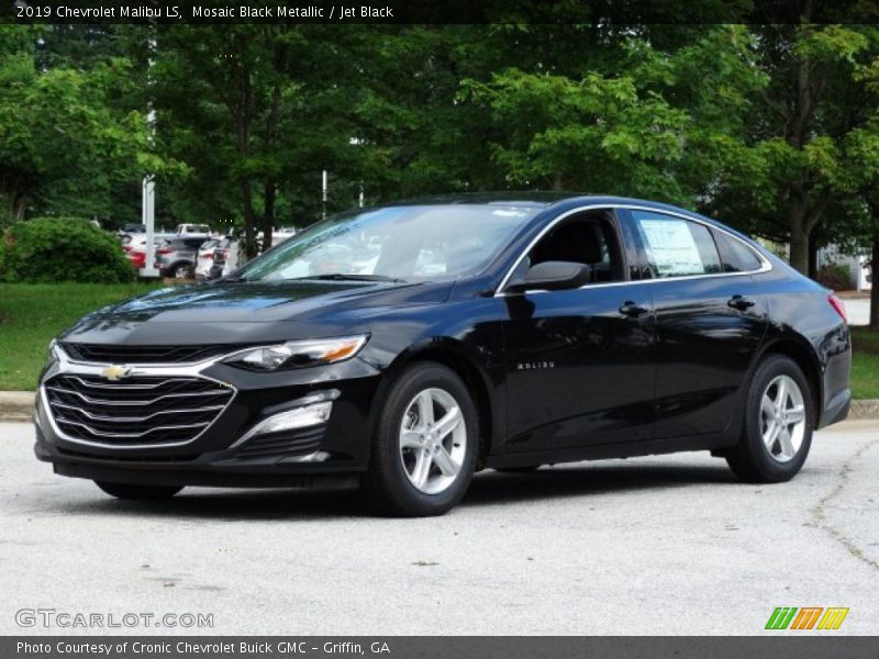 Mosaic Black Metallic / Jet Black 2019 Chevrolet Malibu LS