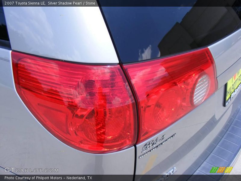 Silver Shadow Pearl / Stone 2007 Toyota Sienna LE
