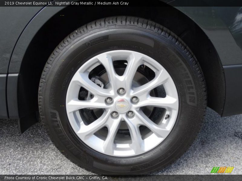 Nightfall Gray Metallic / Medium Ash Gray 2019 Chevrolet Equinox LS