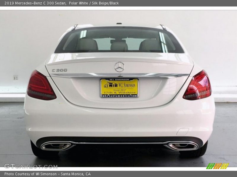 Polar White / Silk Beige/Black 2019 Mercedes-Benz C 300 Sedan