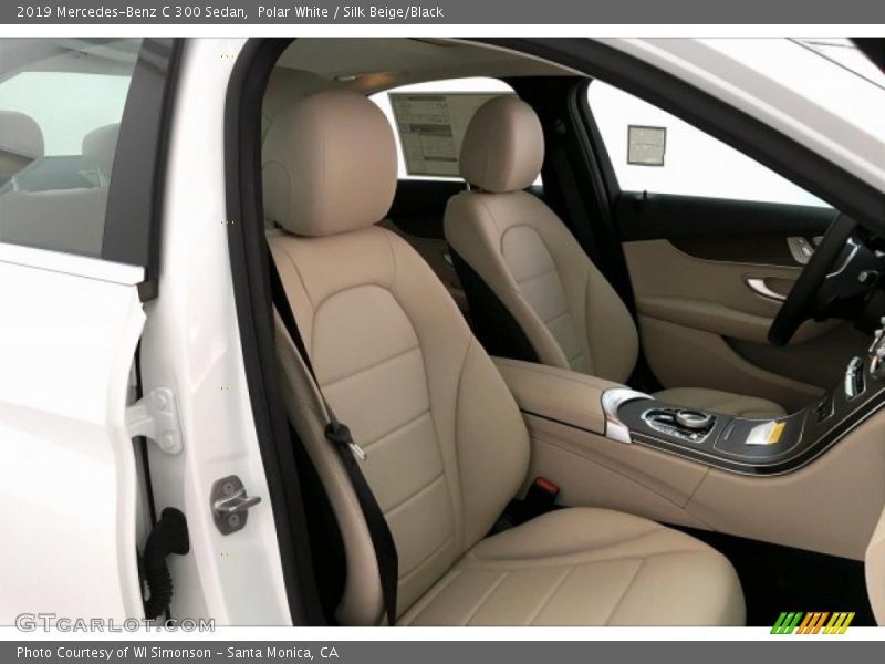 Polar White / Silk Beige/Black 2019 Mercedes-Benz C 300 Sedan