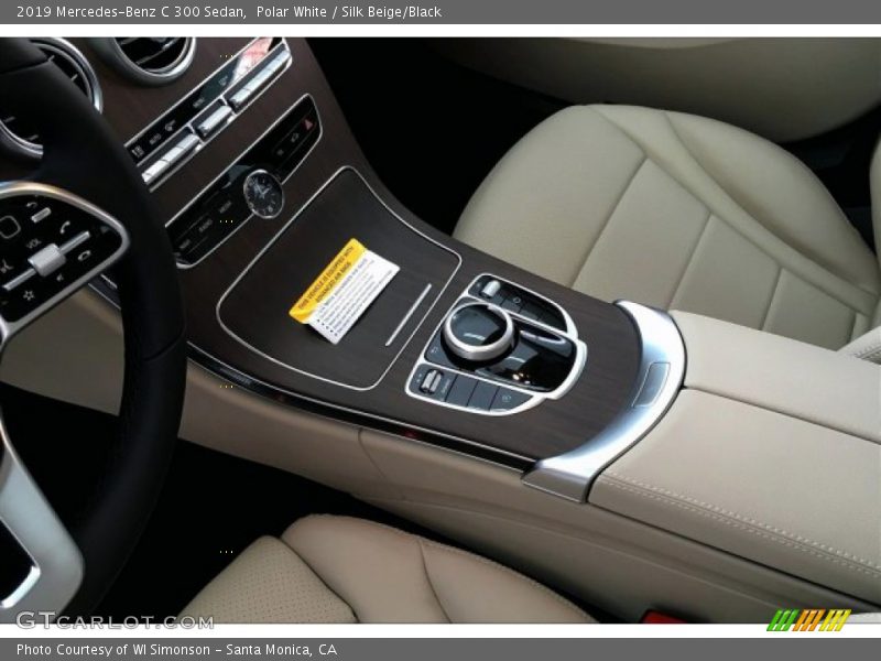 Polar White / Silk Beige/Black 2019 Mercedes-Benz C 300 Sedan