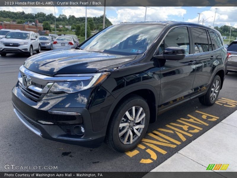 Crystal Black Pearl / Black 2019 Honda Pilot EX-L AWD