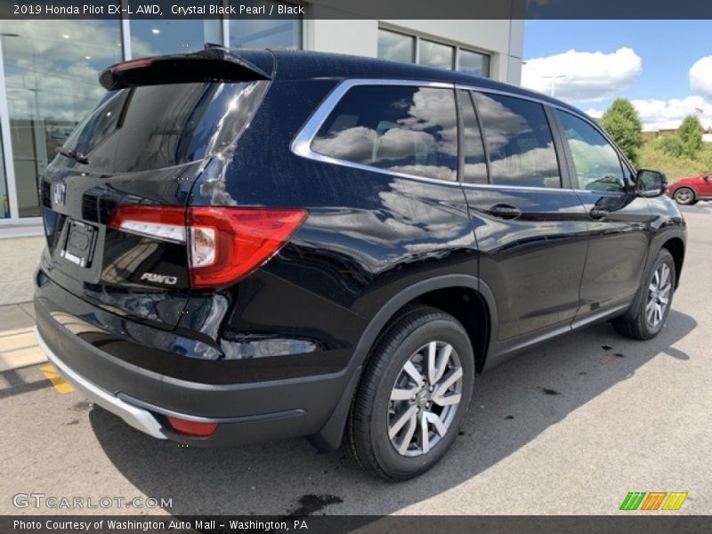 Crystal Black Pearl / Black 2019 Honda Pilot EX-L AWD