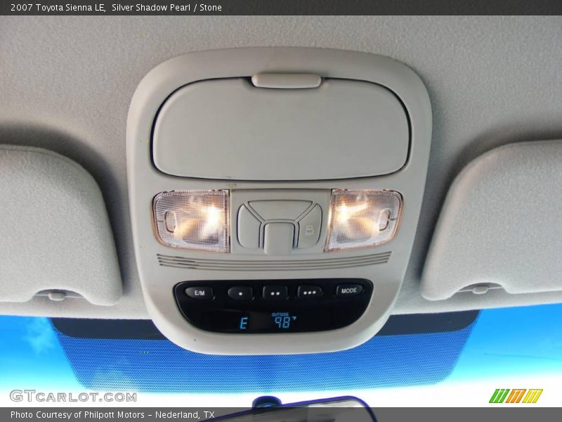 Silver Shadow Pearl / Stone 2007 Toyota Sienna LE