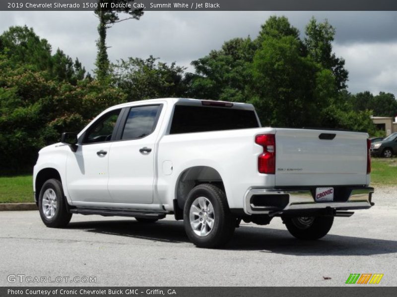 Summit White / Jet Black 2019 Chevrolet Silverado 1500 WT Double Cab