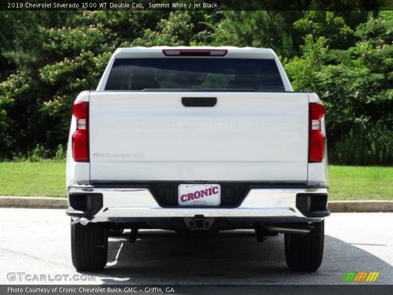 Summit White / Jet Black 2019 Chevrolet Silverado 1500 WT Double Cab
