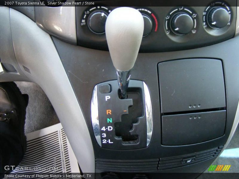 Silver Shadow Pearl / Stone 2007 Toyota Sienna LE