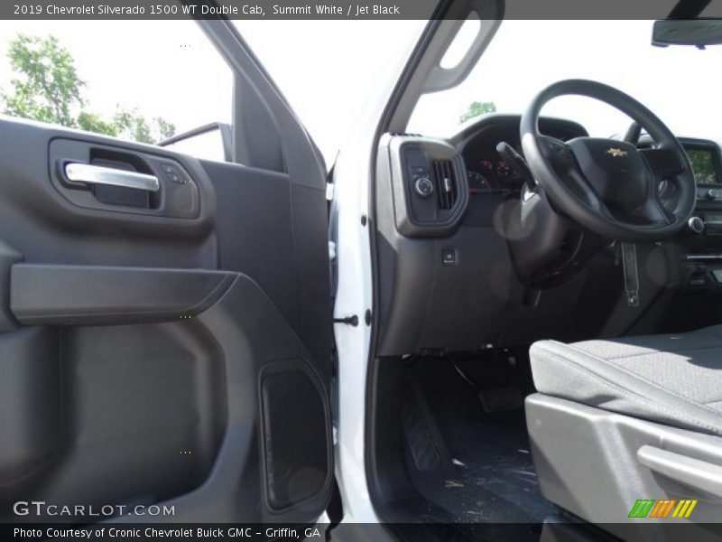 Summit White / Jet Black 2019 Chevrolet Silverado 1500 WT Double Cab