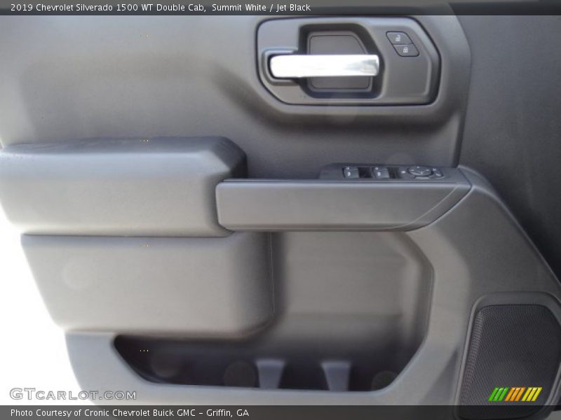 Summit White / Jet Black 2019 Chevrolet Silverado 1500 WT Double Cab