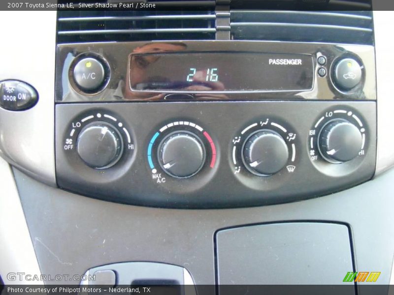 Silver Shadow Pearl / Stone 2007 Toyota Sienna LE