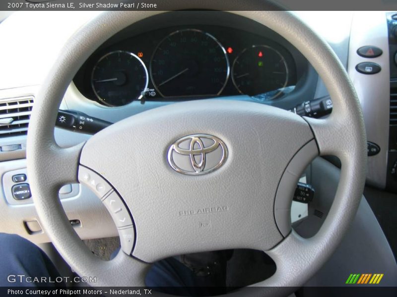 Silver Shadow Pearl / Stone 2007 Toyota Sienna LE