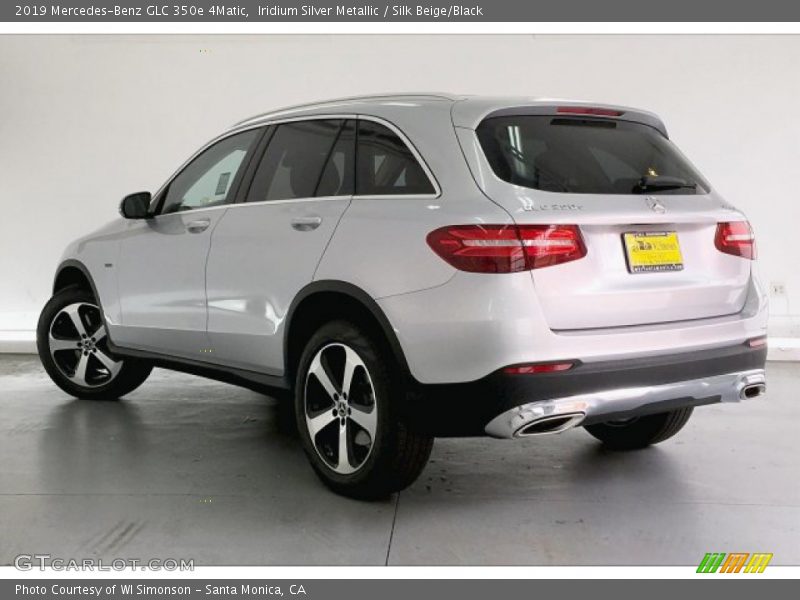 Iridium Silver Metallic / Silk Beige/Black 2019 Mercedes-Benz GLC 350e 4Matic