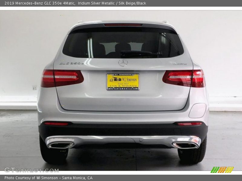 Iridium Silver Metallic / Silk Beige/Black 2019 Mercedes-Benz GLC 350e 4Matic
