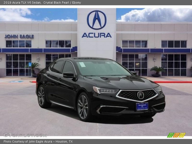 Crystal Black Pearl / Ebony 2019 Acura TLX V6 Sedan