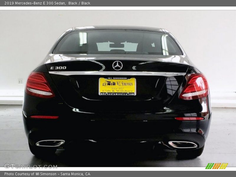 Black / Black 2019 Mercedes-Benz E 300 Sedan