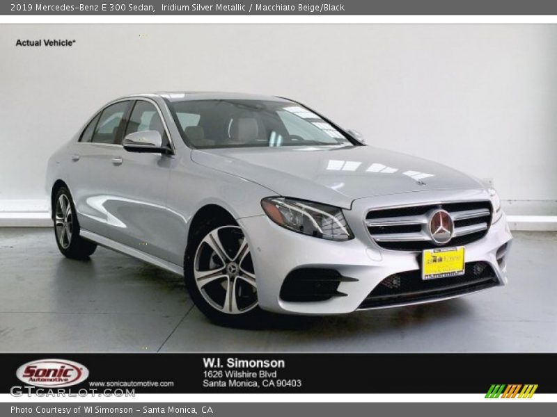Iridium Silver Metallic / Macchiato Beige/Black 2019 Mercedes-Benz E 300 Sedan