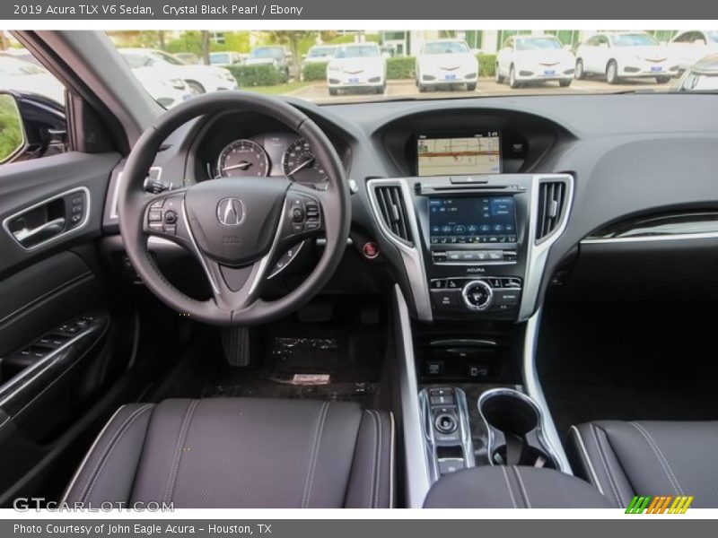 Crystal Black Pearl / Ebony 2019 Acura TLX V6 Sedan