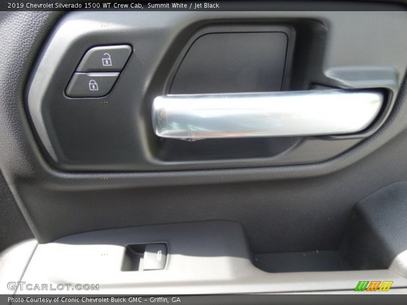 Summit White / Jet Black 2019 Chevrolet Silverado 1500 WT Crew Cab