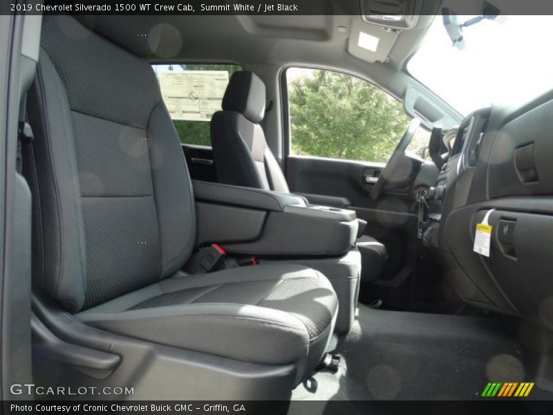 Summit White / Jet Black 2019 Chevrolet Silverado 1500 WT Crew Cab