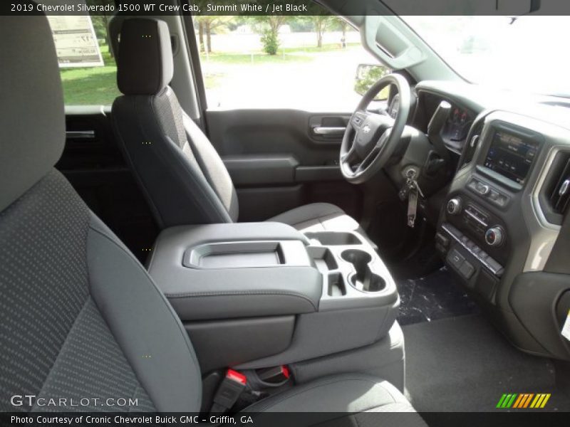 Summit White / Jet Black 2019 Chevrolet Silverado 1500 WT Crew Cab