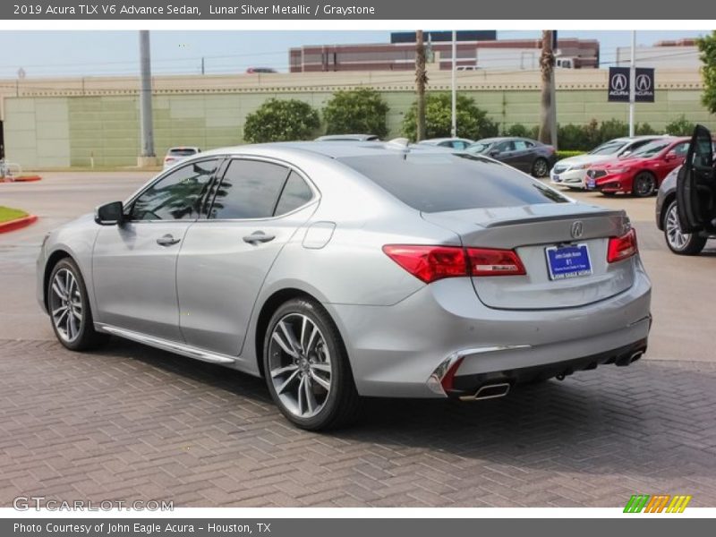 Lunar Silver Metallic / Graystone 2019 Acura TLX V6 Advance Sedan