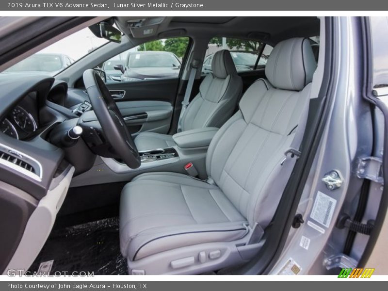 Lunar Silver Metallic / Graystone 2019 Acura TLX V6 Advance Sedan