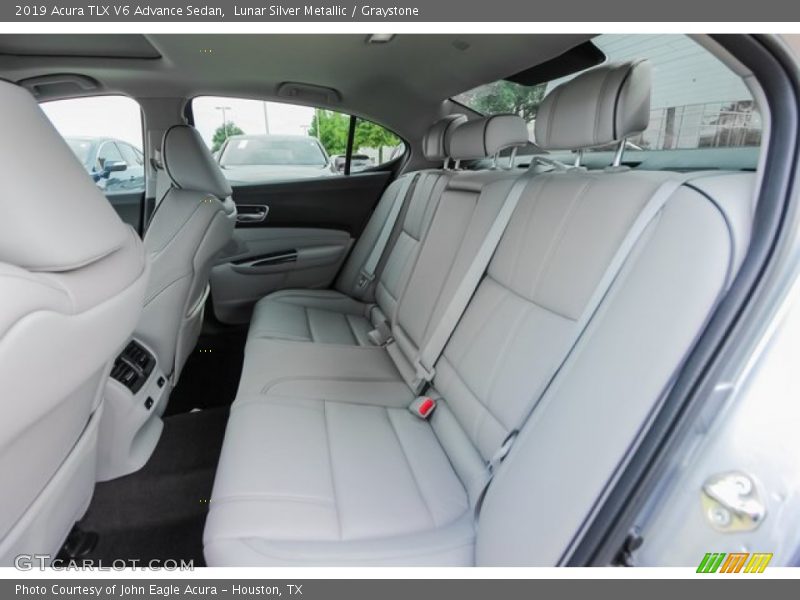 Lunar Silver Metallic / Graystone 2019 Acura TLX V6 Advance Sedan