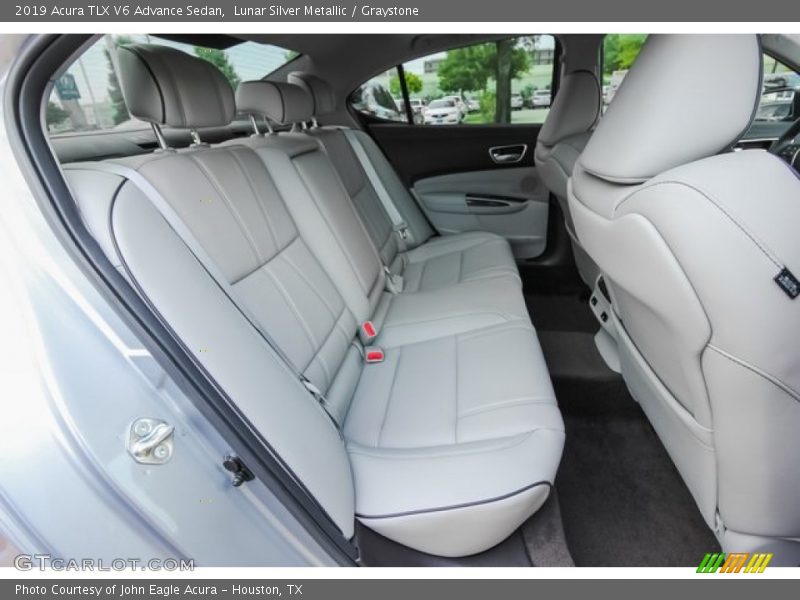 Lunar Silver Metallic / Graystone 2019 Acura TLX V6 Advance Sedan