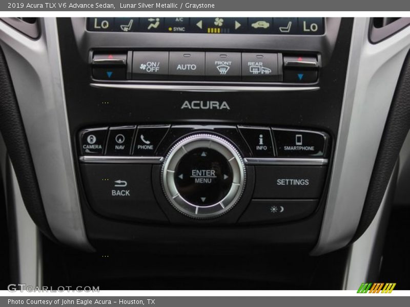 Lunar Silver Metallic / Graystone 2019 Acura TLX V6 Advance Sedan