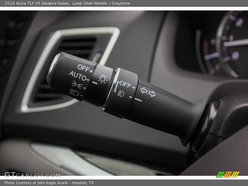 Lunar Silver Metallic / Graystone 2019 Acura TLX V6 Advance Sedan