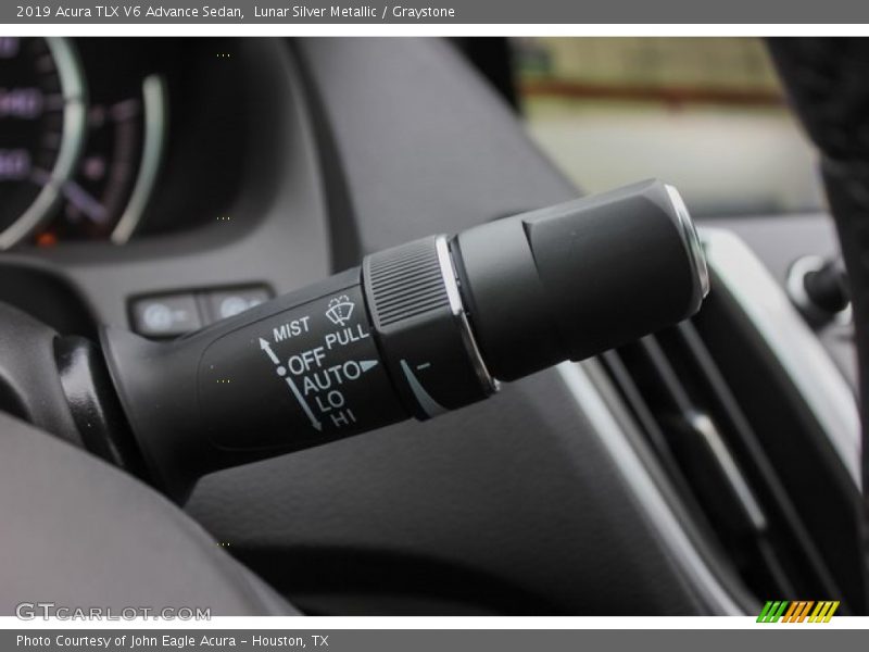 Lunar Silver Metallic / Graystone 2019 Acura TLX V6 Advance Sedan