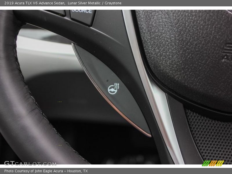 Lunar Silver Metallic / Graystone 2019 Acura TLX V6 Advance Sedan