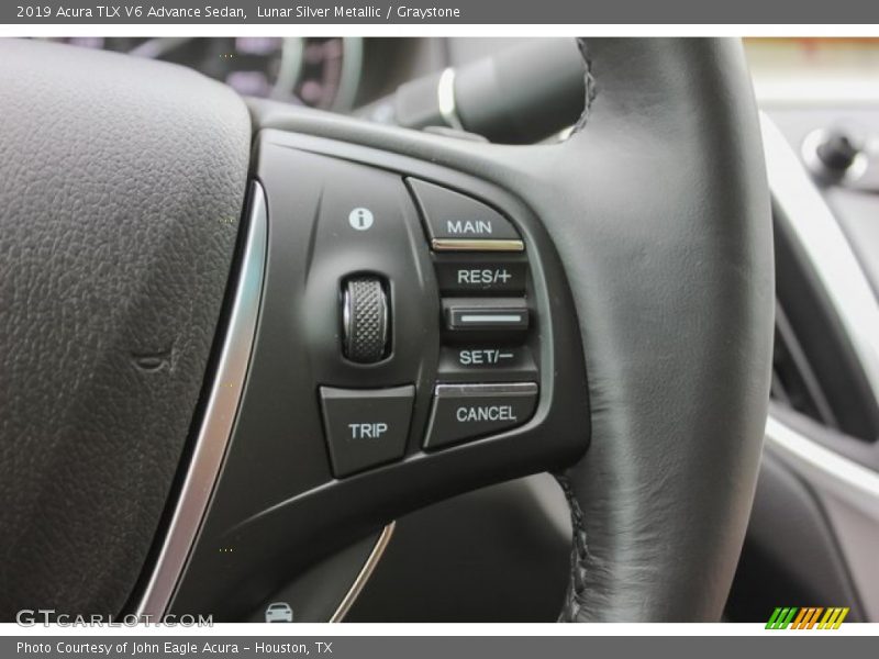 Lunar Silver Metallic / Graystone 2019 Acura TLX V6 Advance Sedan