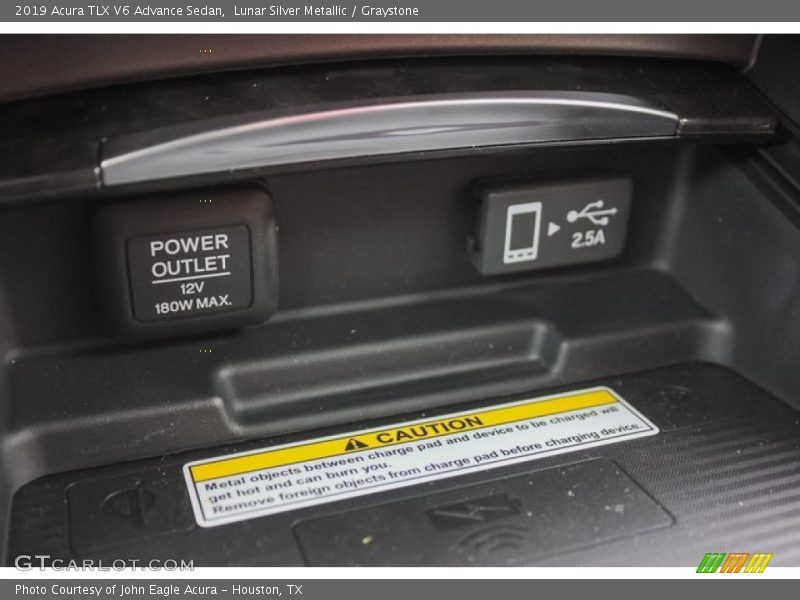 Lunar Silver Metallic / Graystone 2019 Acura TLX V6 Advance Sedan