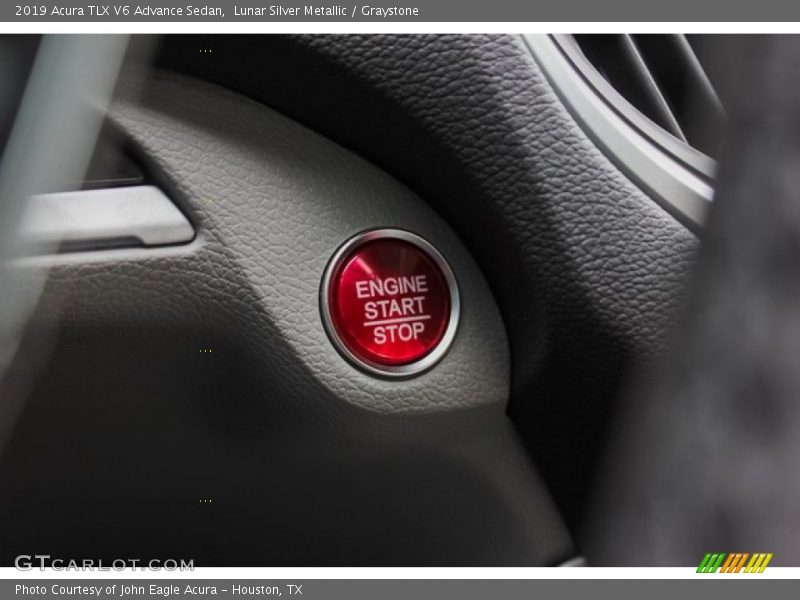 Lunar Silver Metallic / Graystone 2019 Acura TLX V6 Advance Sedan