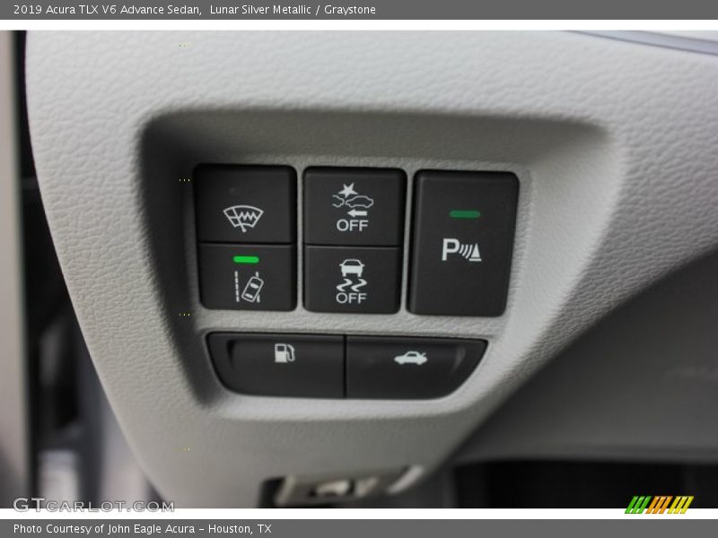 Lunar Silver Metallic / Graystone 2019 Acura TLX V6 Advance Sedan