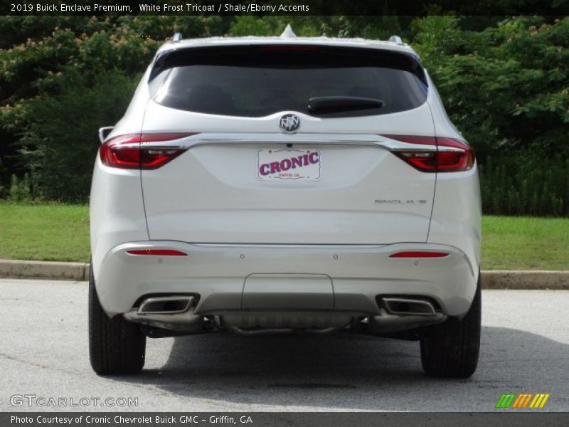 White Frost Tricoat / Shale/Ebony Accents 2019 Buick Enclave Premium