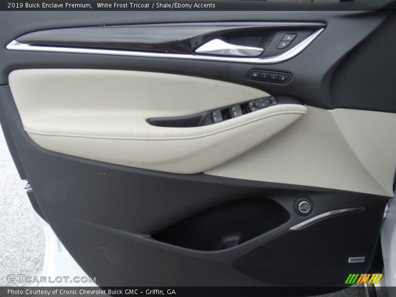 White Frost Tricoat / Shale/Ebony Accents 2019 Buick Enclave Premium