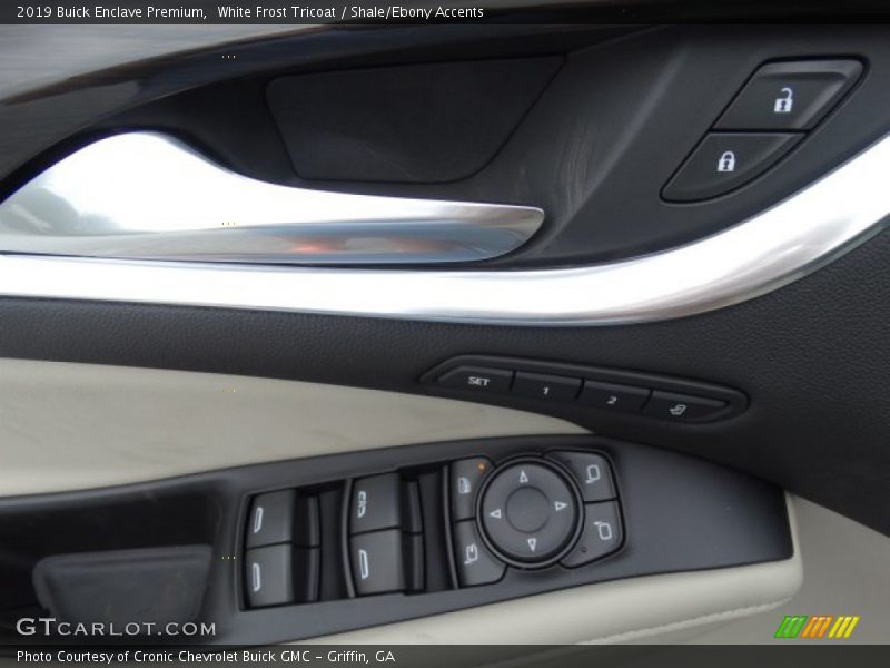 White Frost Tricoat / Shale/Ebony Accents 2019 Buick Enclave Premium