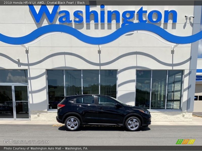 Crystal Black Pearl / Black 2019 Honda HR-V LX AWD