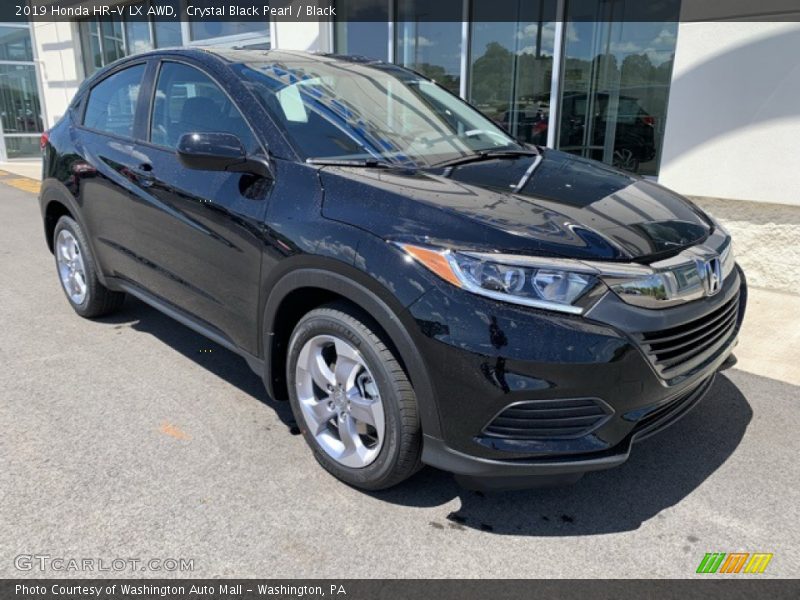 Crystal Black Pearl / Black 2019 Honda HR-V LX AWD